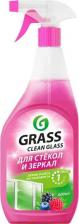 Бытовая химия Grass Моющее средство "Clean Glass. Лесная ягода" для стеклянных поверхностей, 600 мл