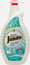Бытовая химия Jundo Концентрированный ЭКО-гель с гиалуроновой кислотой для мытья посуды и детских принадлежностей "Aloe Vera", 1 л