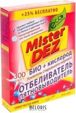 Бытовая химия Mister Dez Отбеливатель пятновыводитель Aktiv порошок 300 г