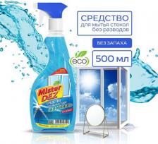 Бытовая химия Mister Dez Средство для стекол и зеркал Eco-Cleaning Нитхинол 500 мл