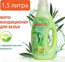 Бытовая химия Orion Кондиционер для белья фито для белья с фитонцидами,1500 мл / специальная формула для бережного ухода за тканью / с эфирным маслом эвкалипта