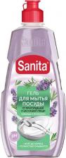 Бытовая химия Sanita Средство для мытья посуды Лаванда + Розмарин 450г