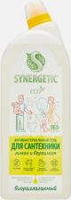 Бытовая химия Synergetic Биоразлагаемое антибактериальное средство для сантехники от известкового налета и ржавчины "Кристальная чистота", 1,5 л