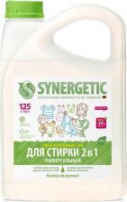 Бытовая химия Synergetic Гель для стирки 2 в 1 универсальный, 3,75 л