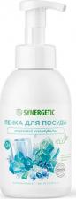 Бытовая химия Synergetic Пенка для мытья детской посуды и игрушек Морские минералы, 0.5 л