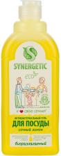Бытовая химия Synergetic Средство для мытья посуды Лимон, 500 мл