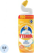 Бытовая химия Туалетный утенок Средство для ванной и туалета "Цитрус 5 в 1", 696895, 900 мл