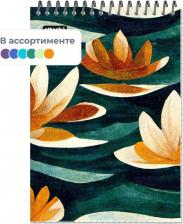 Блокнот Attache Блокнот Bora А5 80 листов в ассортименте в клетку на спирали