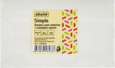 Блокнот Attache Стикеры Bright colours 76х127 мм пастельные желтые (1 блок,100 листов)