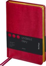Блокнот Berlingo Ежедневник недатированный, A5, 160 листов, кожзам, "xGold", золотой срез, фуксия