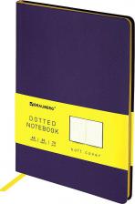 Блокнот Brauberg Блокнот А5, "Metropolis Mix", под кожу, 80 л., в точку, черный, 113314, 113315