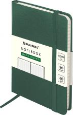 Блокнот Brauberg Блокнот МАЛЫЙ ФОРМАТ А6, ULTRA, балакрон, 80 г/м2, 96 л., клетка, темно-зеленый, 113055