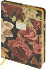 Блокнот Bruno Visconti Ежедневник недатированный А5 "Lush Bouquet" женский / записная книжка в линейку 240 стр. твердая обложка арт.3-744/06