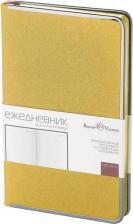 Блокнот Bruno Visconti Ежедневник недатированный Bridge искусственная кожа А5 136 листов золотистый