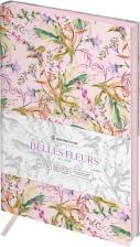 Блокнот Greenwich Line Ежедневник недатированный, А5, 136л, кожзам, "Belles Fleurs. Willow", тон. блок, цветной срез