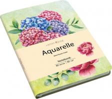 Блокнот Listoff Книга для записей "AQUARELLE" А6+, 80л 4606086336338