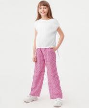 Блуза для девочки Button Blue Блузка детская 123BBGJC22010200 белый, 140