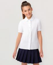 Блуза для девочки Button Blue Блузка классическая белая (152)