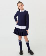 Блуза для девочки Button Blue Блузка темно-синяя (170)