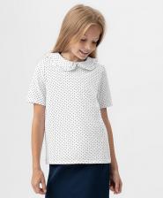 Блуза для девочки Button Blue Рубашка детская 222BBGS14100204 цв. белый р. 158
