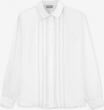 Блуза для девочки Gulliver Блузка из вискозы с декором белая для девочки, 146, 224GSGC2206