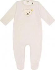 Боди для малыша Steiff Детский комбинезон - боди, хлопок, мишка, логотип, кнопки, длинный рукав, однотонный, бежевый