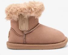 Ботинки, полуботинки для девочки Conguitos Детские ботинки австралийского стиля Goflex с противоскользящей подошвой, светло-коричневый