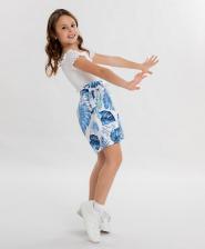 Бриджи, шорты для девочки Button Blue Шорты 124BBGJC60021818, разноцветный, 164