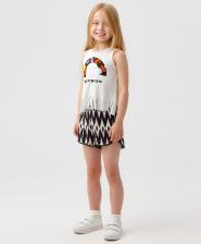 Бриджи, шорты для девочки Button Blue Шорты детские 123BBGF60010013 мультицвет, 104