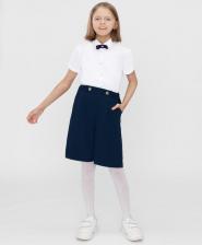 Бриджи, шорты для девочки Button Blue Шорты детские 222BBGS54011000 цв. синий р. 152