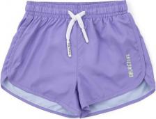 Бриджи, шорты для девочки Button Blue Шорты плавательные с принтом фиолетовые для девочки (128-134)