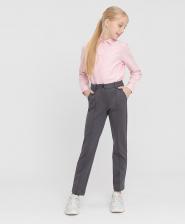Брюки, леггинсы для девочки Button Blue Брюки детские 222BBGS56020100 цв. серый р. 158