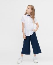 Брюки, леггинсы для девочки Button Blue Брюки синие (158) 4630137201429