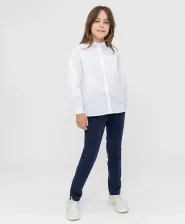 Брюки, леггинсы для девочки Button Blue Брюки синие 170