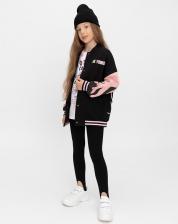 Брюки, леггинсы для девочки Button Blue Леггинсы детские 123BBGJC13020800, цвет черный, размер 146