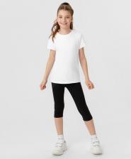 Брюки, леггинсы для девочки Button Blue Лосины черные (164)