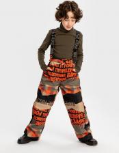 Брюки, штаны для мальчика Button Blue Брюки утепленные демисезонные непромокаемые мультицвет, 98, 224BBBMC6702