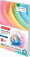 Бумага, пленка Brauberg Бумага цветная, А4, 80 г/м2, 100 л., пастель, для офисной техники, 112460