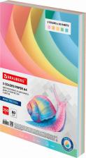 Бумага, пленка Brauberg Бумага цветная, А4, 80 г/м2, 250 л., пастель, для офисной техники, 112463