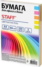 Бумага, пленка Staff Бумага цветная "Profit", А4, 80 г/м2, 250 л., пастель, для офиса и дома, 110890