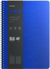 Бумажная продукция Berlingo Бизнес-тетрадь А4 Steel&Style, 80 листов, клетка, на гребне, линейка-закладка, синяя, 18шт