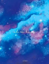 Бумажная продукция BG Тетрадь со сменным блоком, 200 листов, клетка, "Очень занят", A5, на кольцах, цветной блок