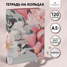 Бумажная продукция Lorex Тетрадь 120 листов, A5+, клетка, на кольцах 4602723183563