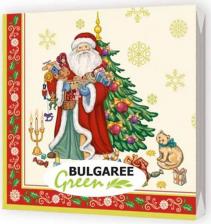 Бумажные полотенца Bulgaree Green Салфетки трехслойные 33 см Подарки Деда Мороза