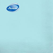 Бумажные полотенца Лилия Салфетки бумажные сервировочные, двухслойные, бирюзовые, 20 шт