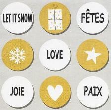 Бумажные полотенца Papstar Бумажная салфетка НАСЛАЖДЕНИЕ ПРАЗДНИКОМ 33х33 см, 3 слоя, 20 шт/уп 1/15 PS-87137 предназначена для бытового использования. Изготовлена из тканевой