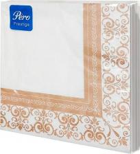 Бумажные полотенца Pero Салфетки Prestige Аэлита 33*33 см 3-сл 20 шт