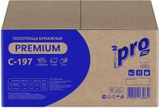 Бумажные полотенца PRO Полотенца бумажные листовые V-сложения 2-слойные 20 пачек по 200 листов