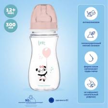 Бутылочка Canpol Бутылочка EasyStart Toys РР с широким горлышком антиколиковая, 300 мл девочка