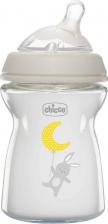 Бутылочка Chicco Бутылочка для кормления стеклянная Natural Feeling, 0+, 250 мл